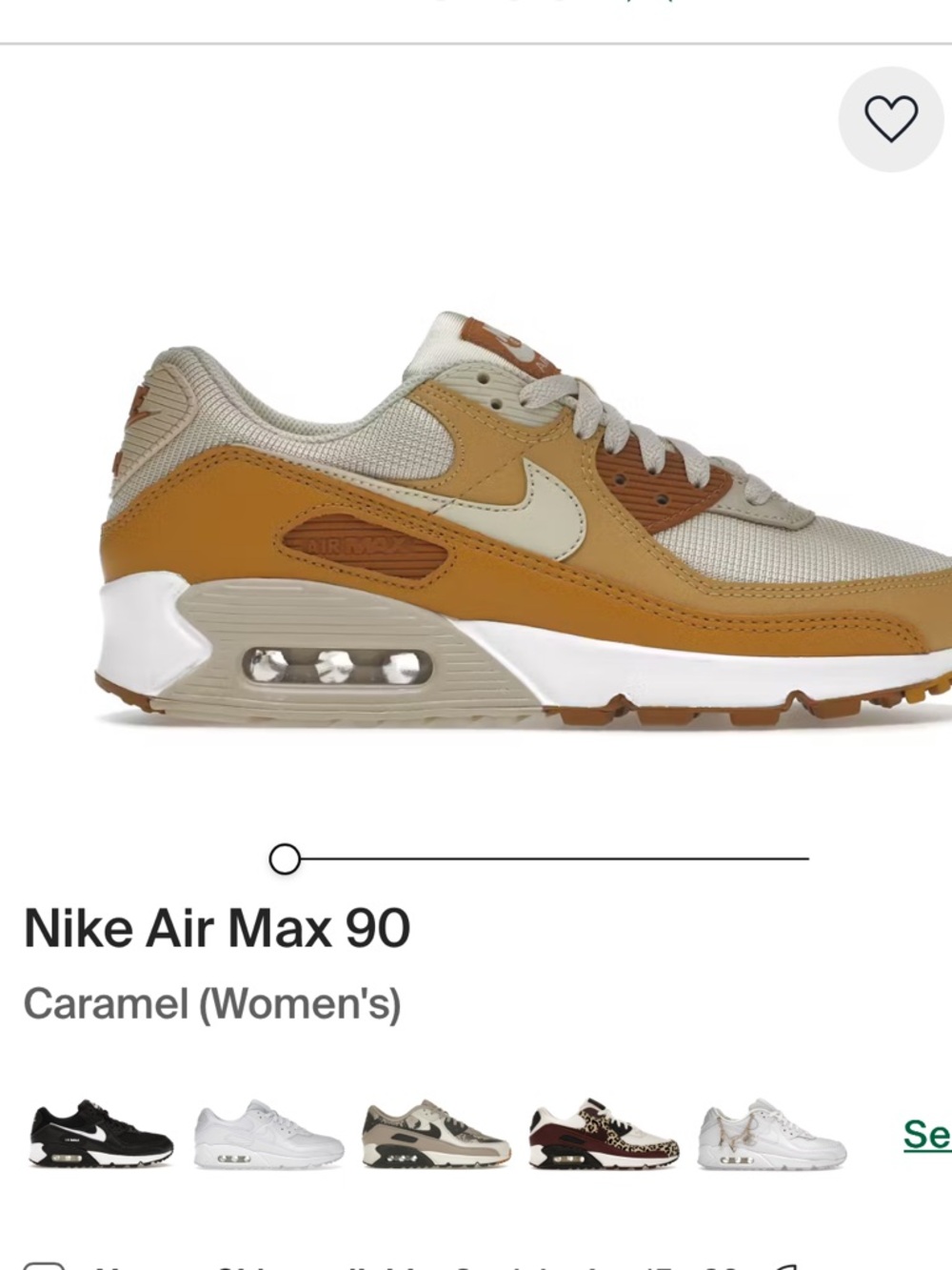 Nike Air Max 90 Caramel (Women's)